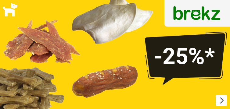 BREKZ SNACKS tot 25% korting DOG